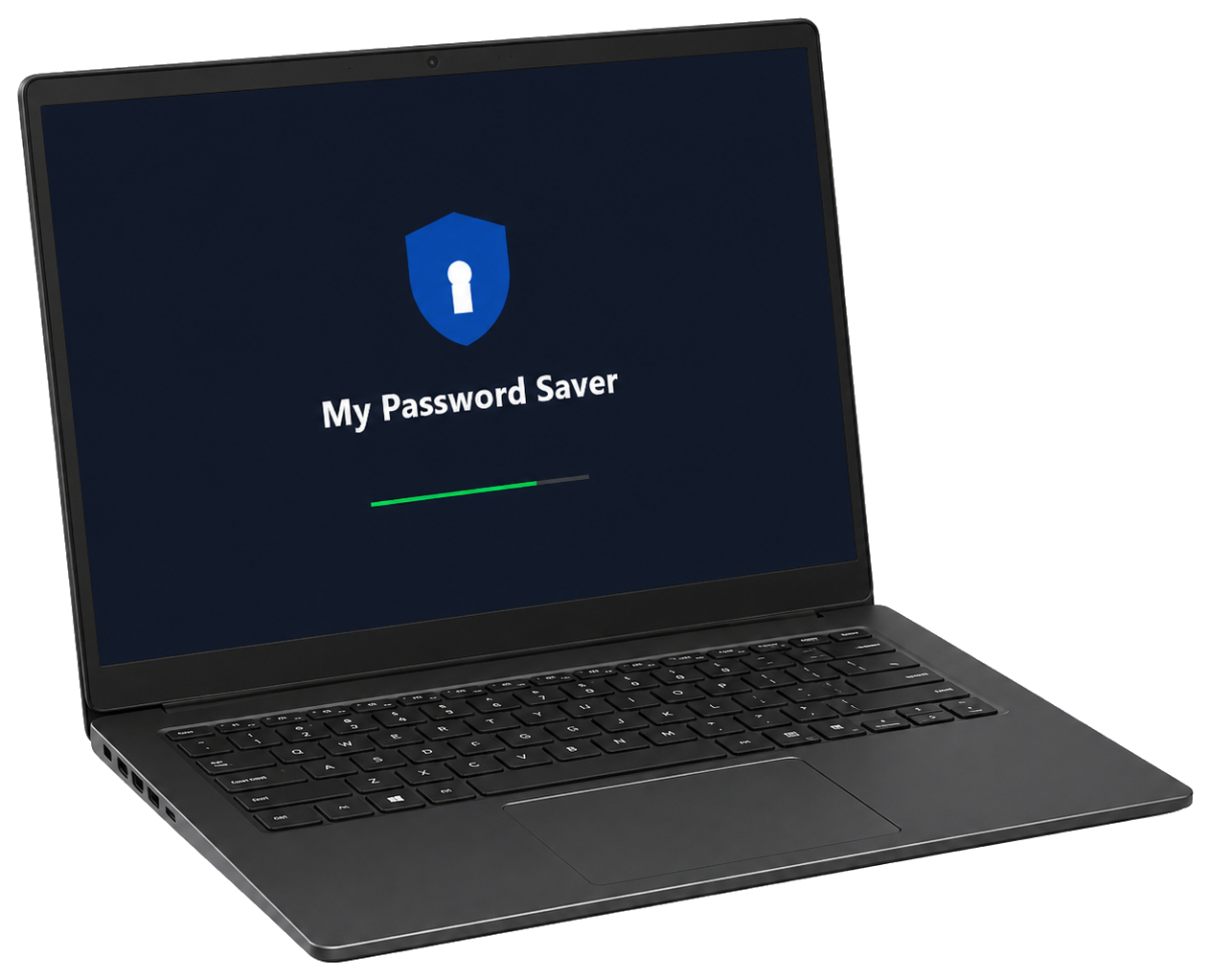 Password Saver desktop launch screen